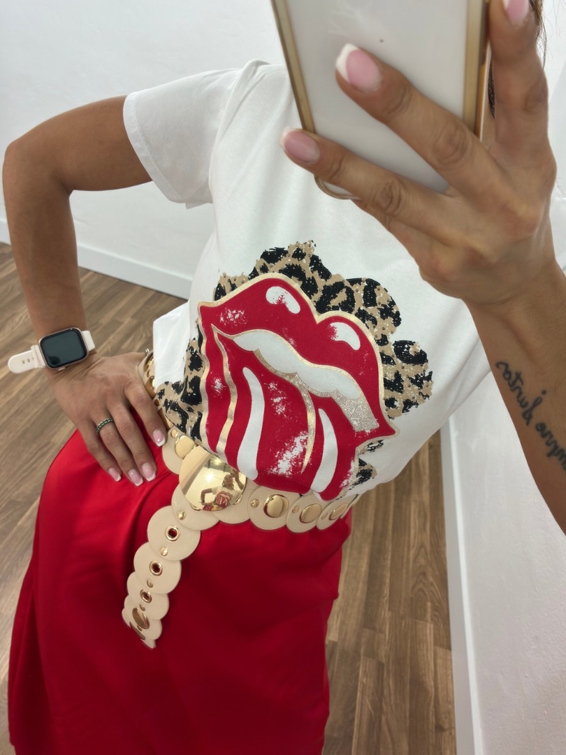 Camiseta lengua
