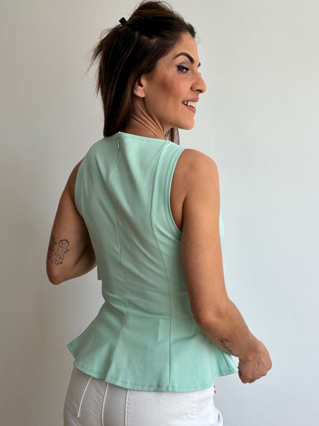 Top Volante Peplum - Imagen 2
