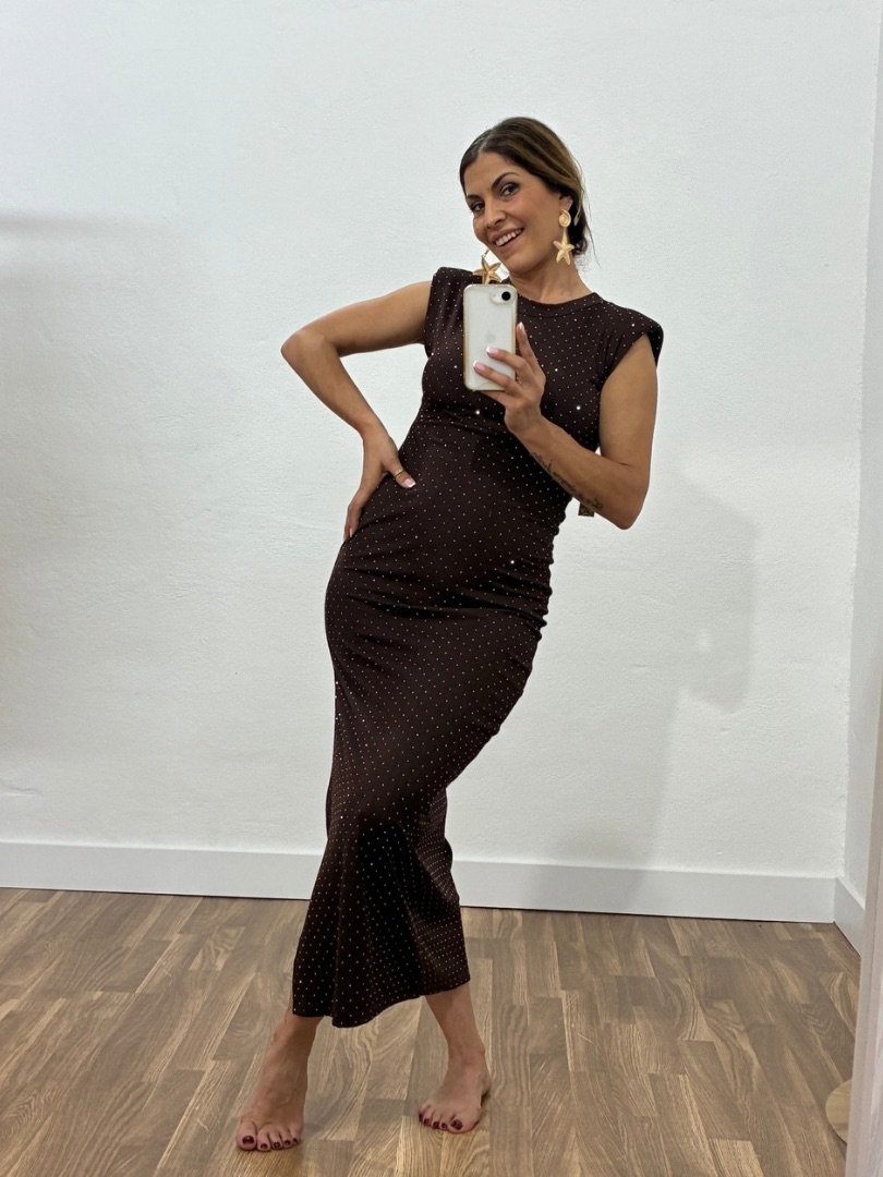 Vestido brillo 2 colores