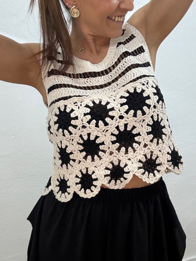 Blusa Crochet