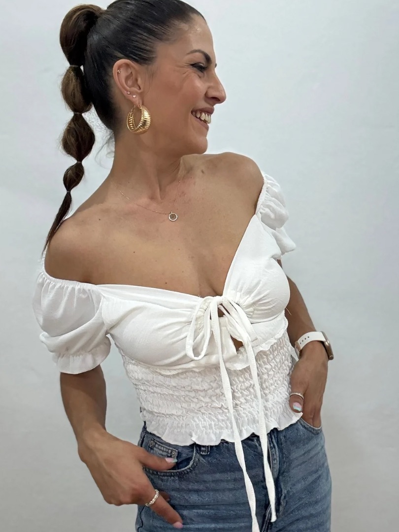 Blusa con cascos