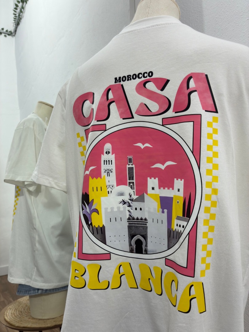 Camiseta Oversize Casablanca