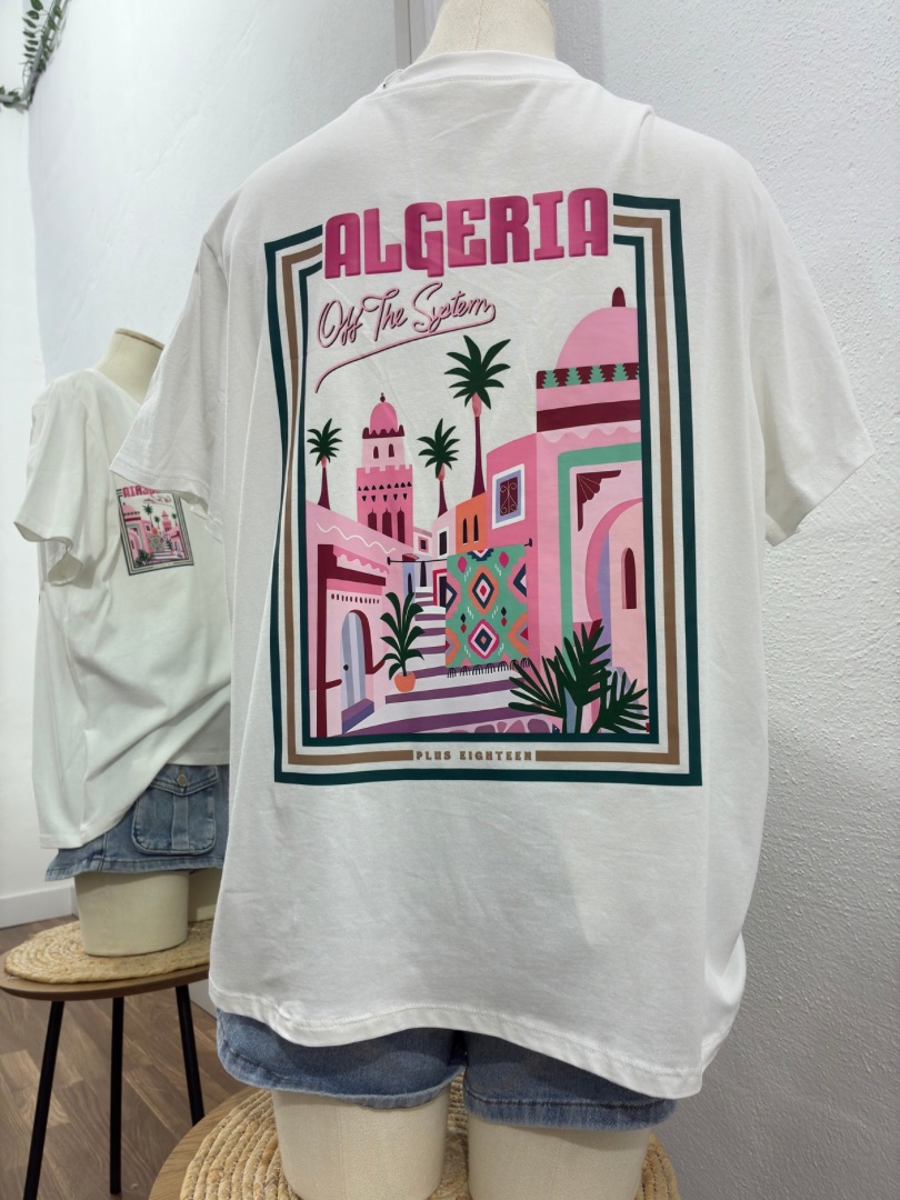 Camiseta Oversize Algeria