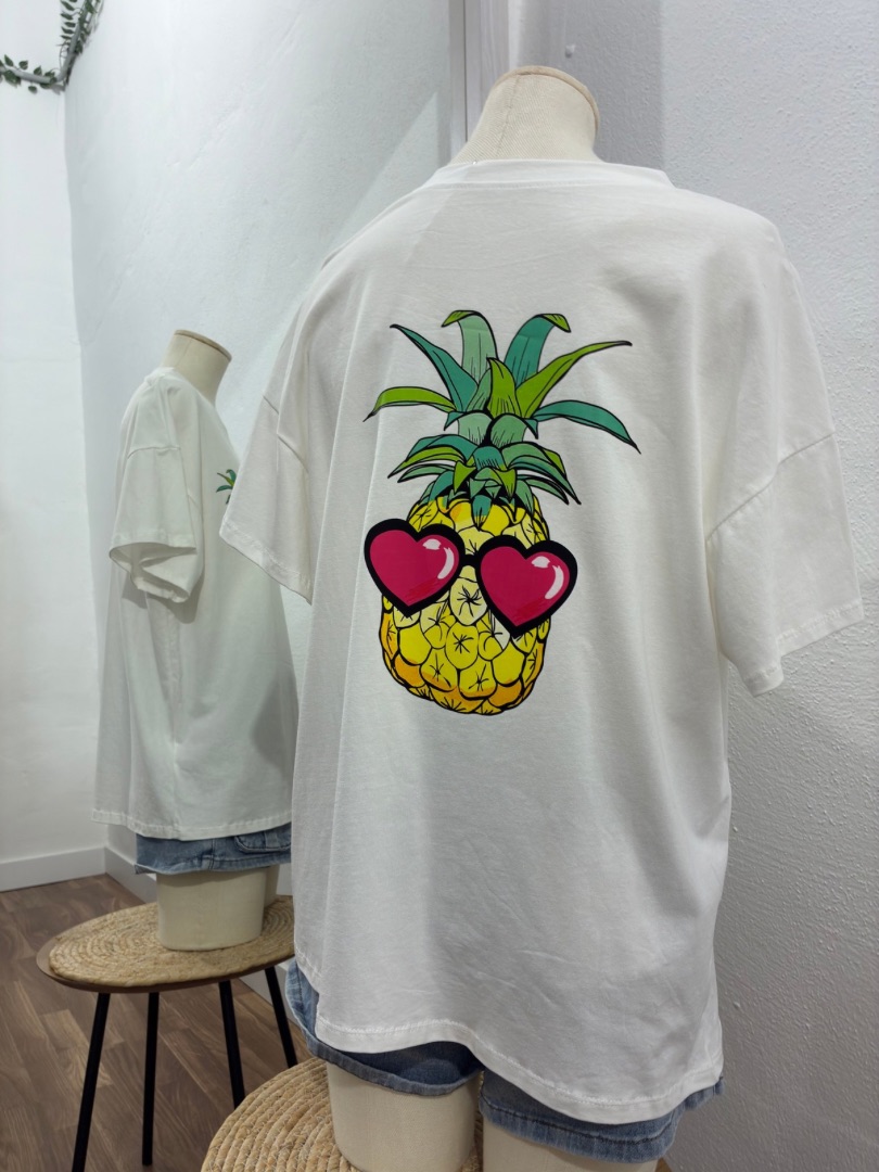 Camiseta Oversize Piña