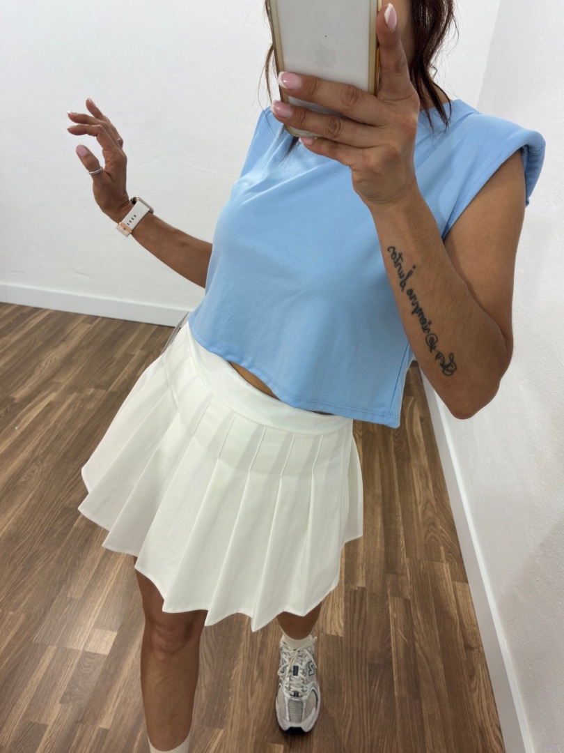 Falda pantalón tablitas