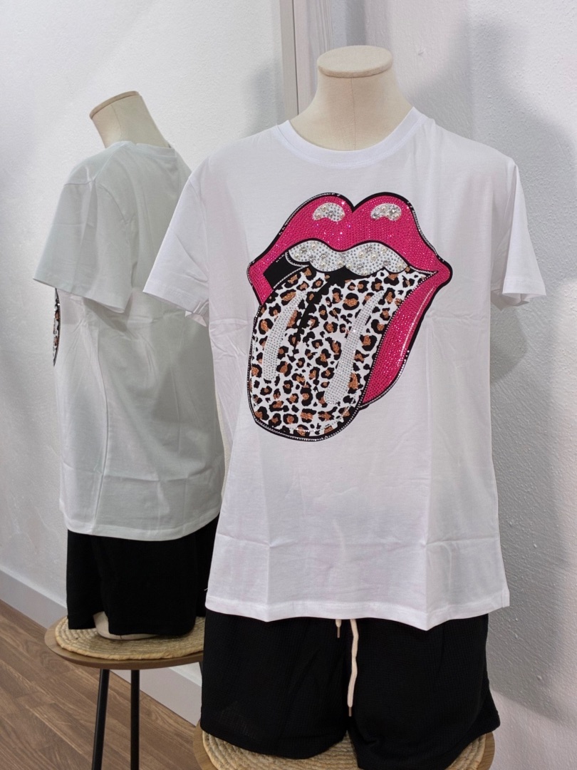 Camiseta Strass