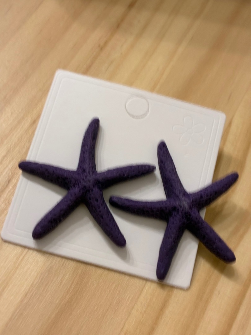 Pendiente estrella de mar