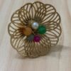 Anillo grande flor
