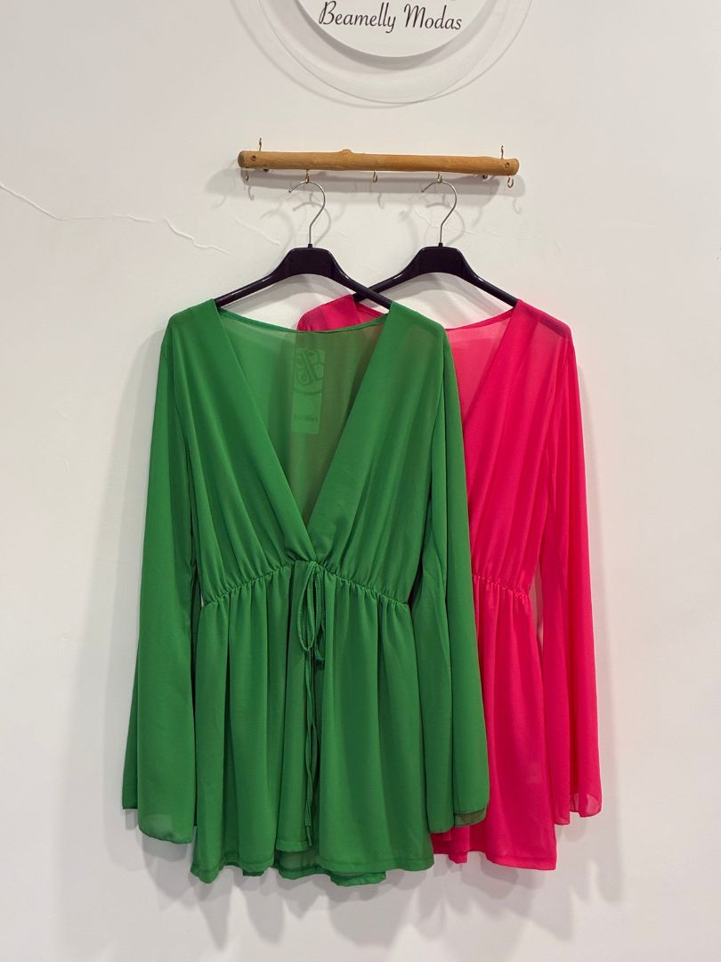 Vestido playa tul