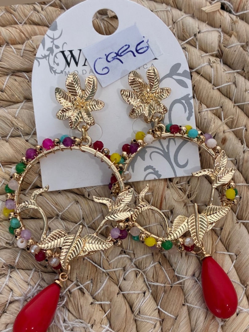 Pendientes flamenca