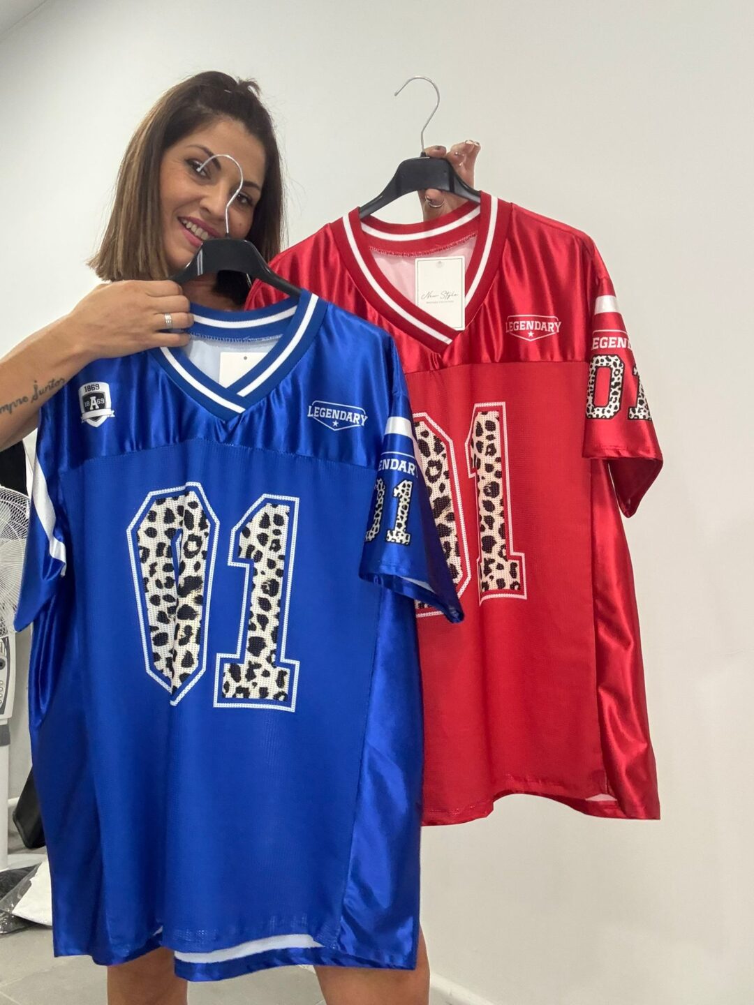 Camiseta Satén animal print