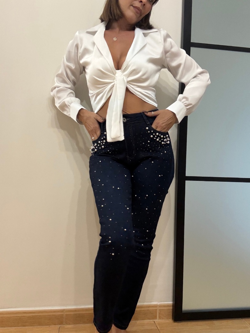 Jeans perlas