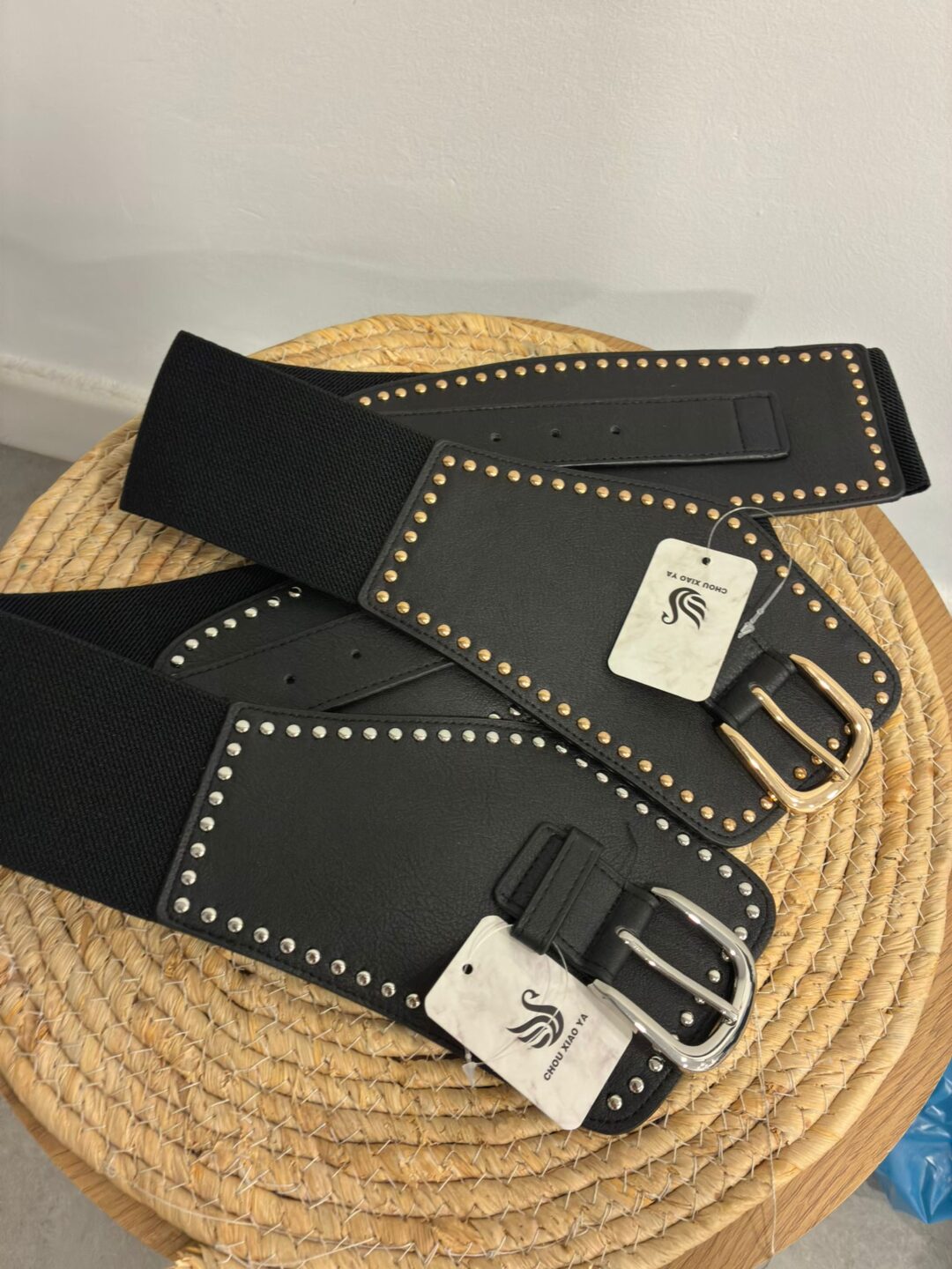 Cinturón ancho polipiel