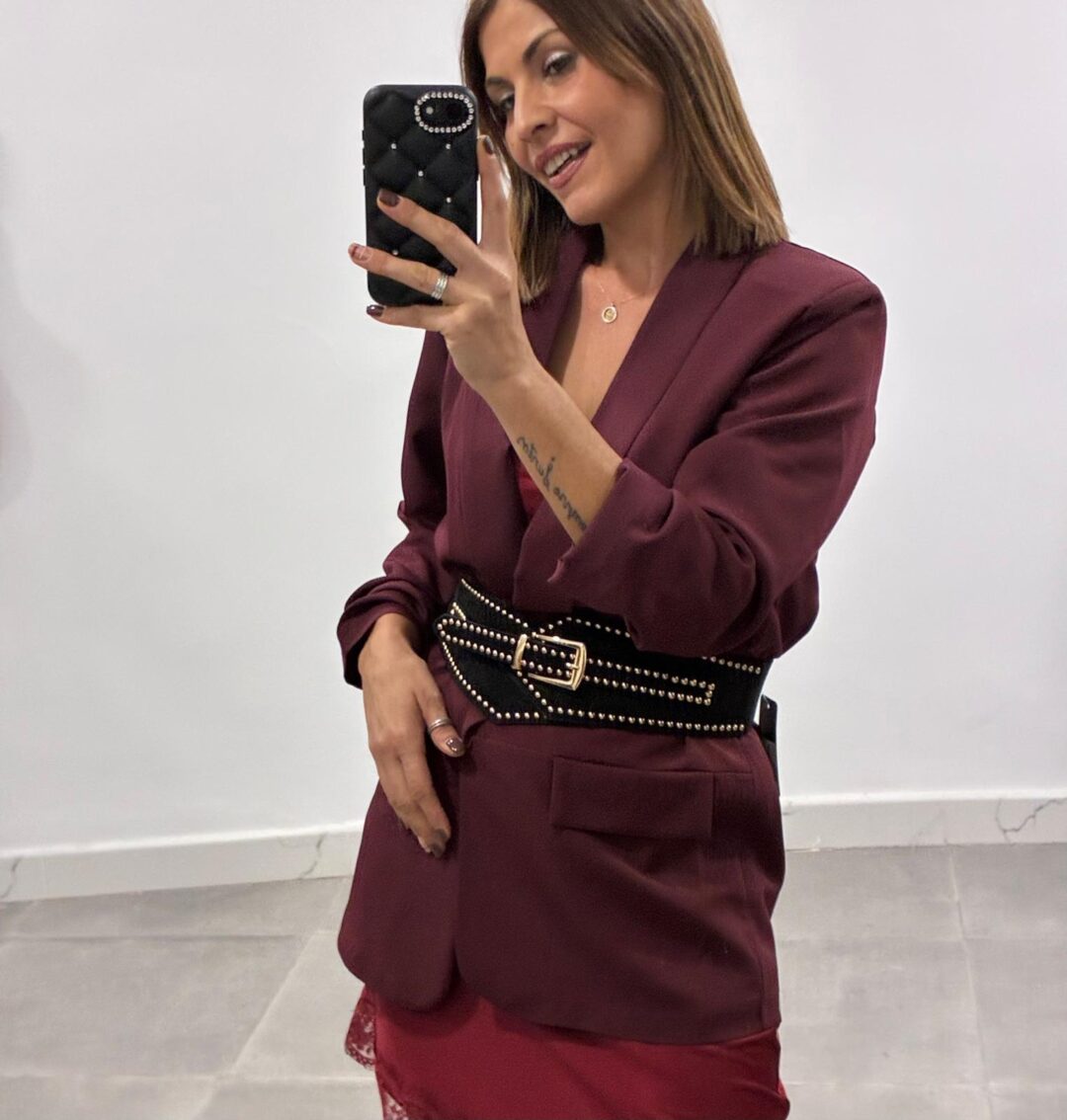 Blazzer con manga fruncida