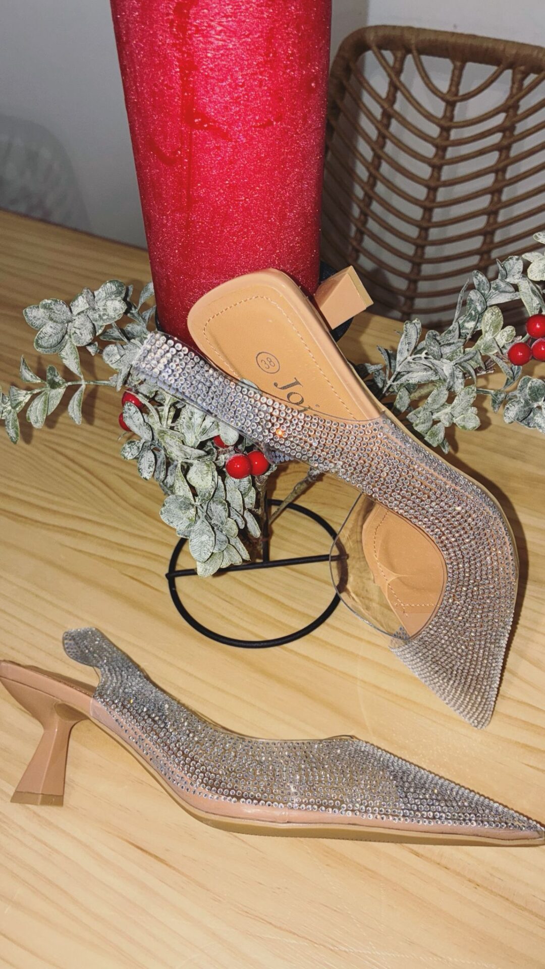 Styleto vinilo glitter