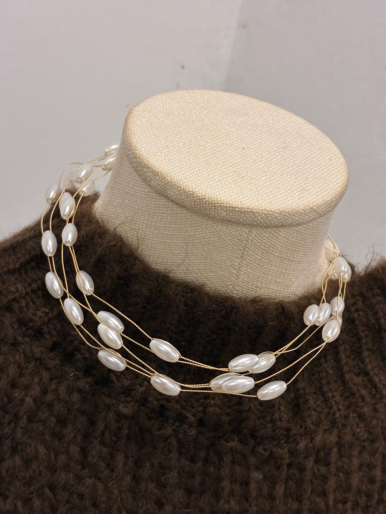 Choker de perlas