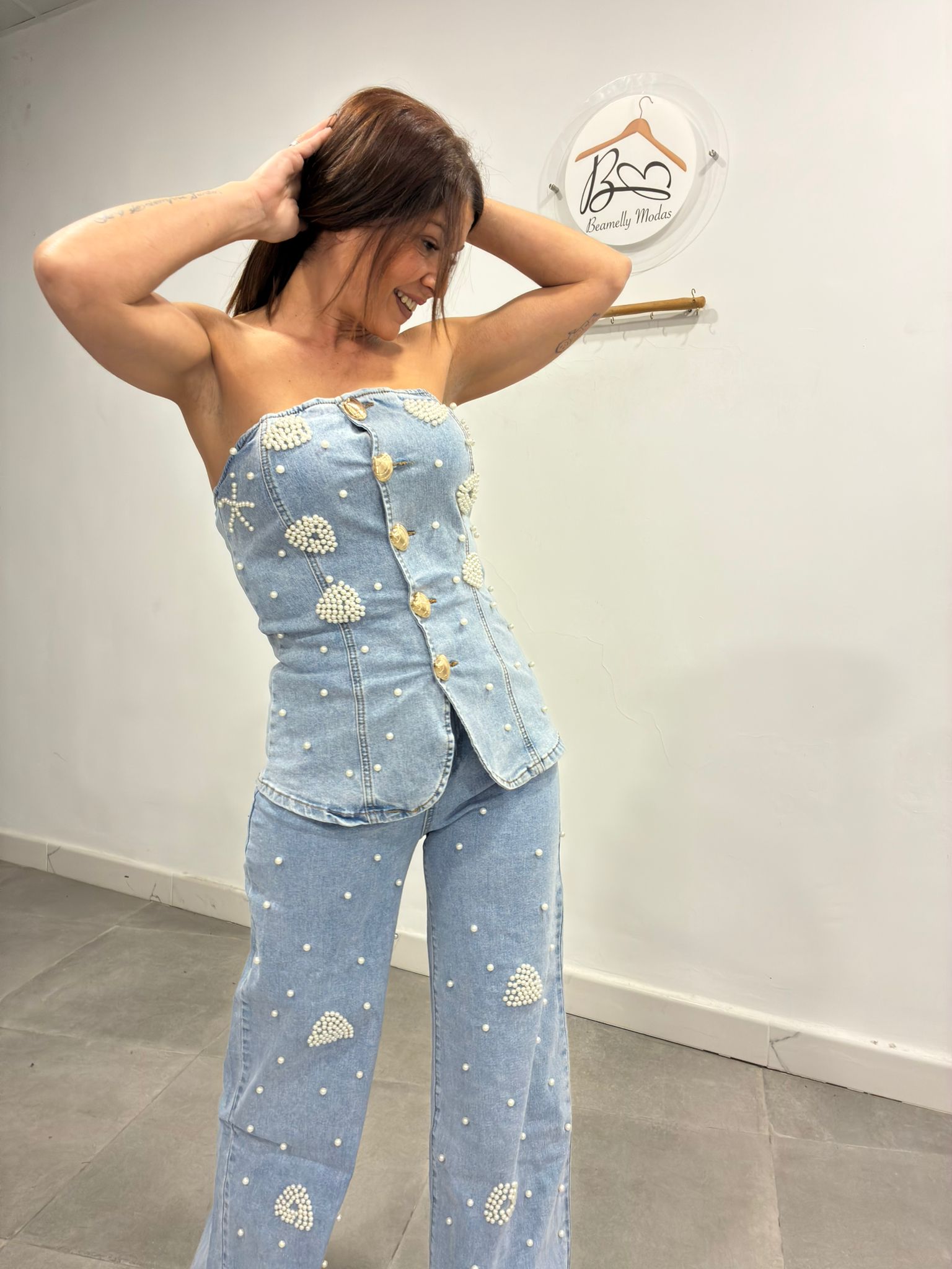 Conjunto jeans mar - Imagen 4